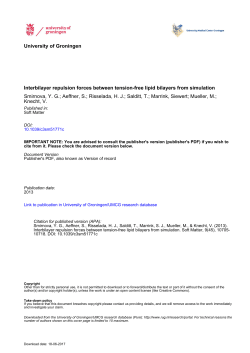 Interbilayer repulsion forces between tension-free lipid