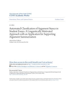 thesis - CUNY Academic Works