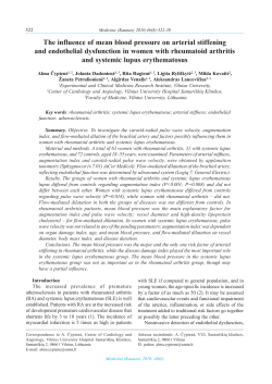 The influence of mean blood pressure on arterial stiffening and