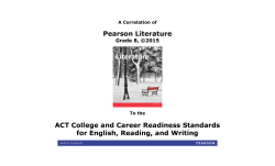Standard 1: Reading SIXTH GRADE