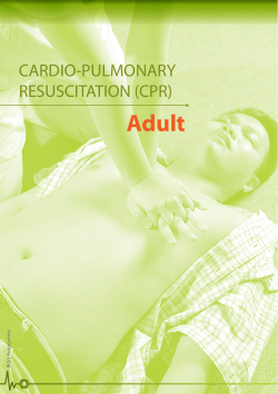 CARDIO-PULMONARY RESUSCITATION (CPR)