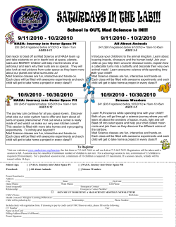 To Register NASA: Journey into Outer Space PI Get