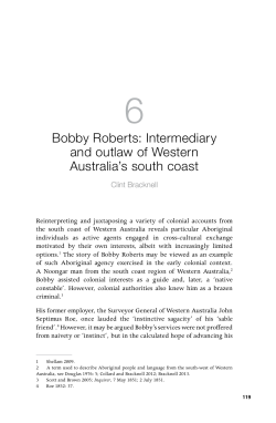 Bobby Roberts: Intermediary and outlaw of - ANU Press