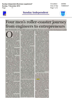 Four men`s roller-coaster journey from engineers to