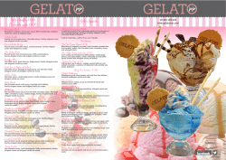 Sundae Menu - Gelato JoJo