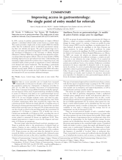Improving access in gastroenterology