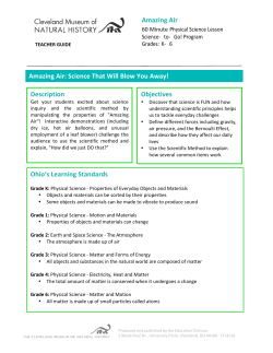 Teacher Guide - Cleveland Museum of Natural History