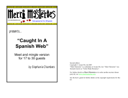 Caught In A Spanish Web