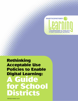 A Guide for School Districts