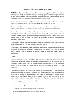 CORPORATE SOCIAL RESPONSIBILITY (CSR) POLICY
