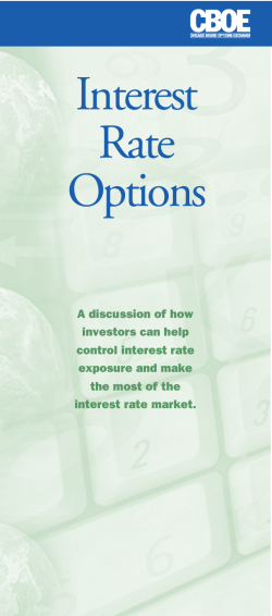 Interest Rate Options