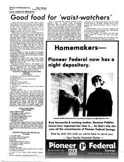Pioneer Q Federal - Montana Newspapers