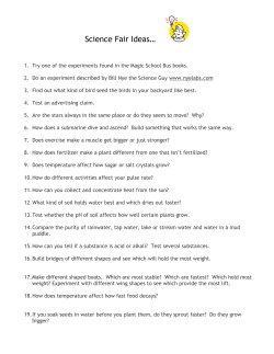 Science Fair Ideas&hellip;