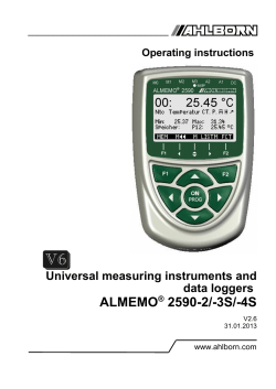 almemo® 2590-2/-3s/-4s - Ahlborn Meß