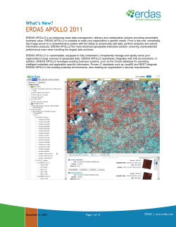 ERDAS APOLLO 2011