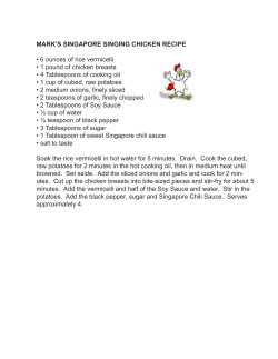 MARK`S SINGAPORE SINGING CHICKEN