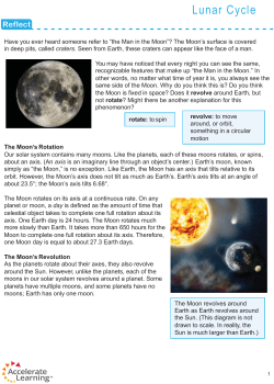 Lunar Cycle - Kastner Science