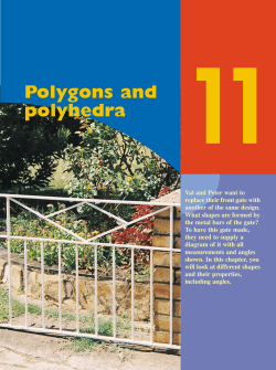 Polygons and polyhedra