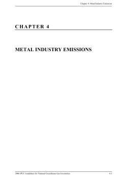 chapter 4 metal industry emissions - ipcc