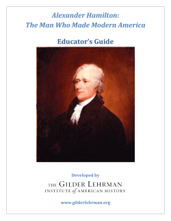 Alexander Hamilton: The Man Who Made Modern America