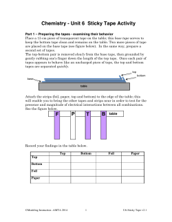 1_Sticky Tape