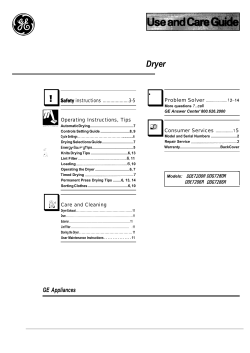 Dryer - GE Appliances