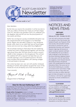 Spring - Elliot Clan Society