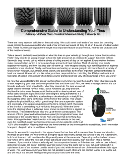 Comprehensive Guide to Understanding Your Tires