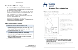 Ureteral Reimplantation - Hamilton Health Sciences