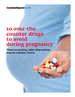 10 Over-the-Counter Drugs to Avoid During Pregnancy