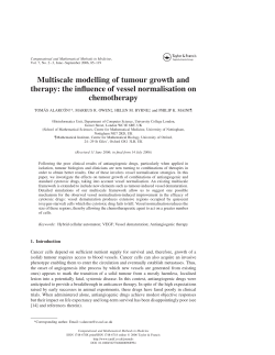 Multiscale modelling of tumour growth and therapy