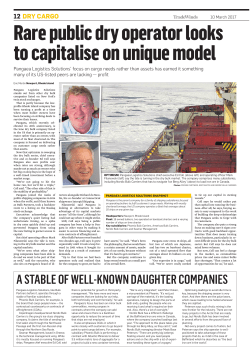 Rare public dry operator looks to capitalise on unique model