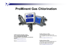 ProMinent Gas Chlori.. - Prominent Fluid Controls Australia