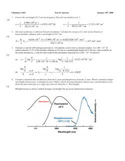 Chemistry 3410 - U of L Class Index