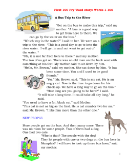 Fry Word Stories