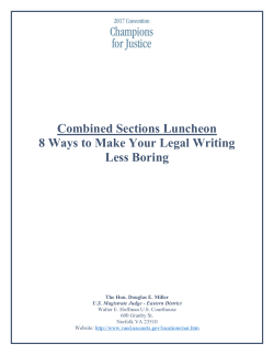 8 Ways to Make Your Legal Writing Less Boring
