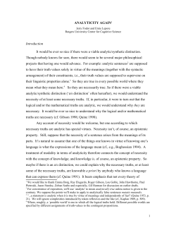 analyticity again - RuCCS