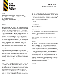 Protect Yo Self By: Wayne Ransom (X33)