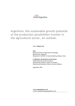 Argentina: the sustainable growth potential of the production