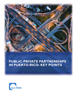 Public-Private Partnerships in Puerto Rico