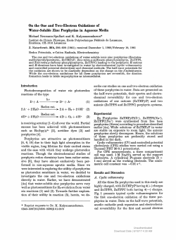 On the One and Two-Electron Oxidations of Water