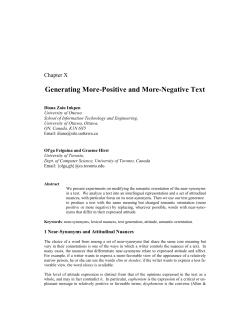 Generating More-Positive and More