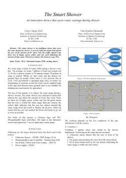The Smart Shower - at www.arxiv.org.