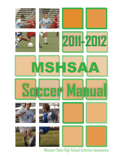 2011-2012 Soccer Manual