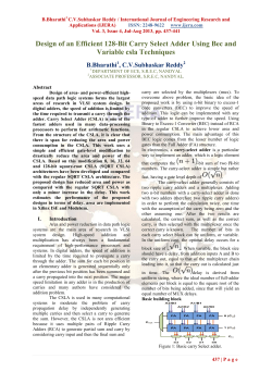 Design of an Efficient 128-Bit Carry Select Adder Using Bec and