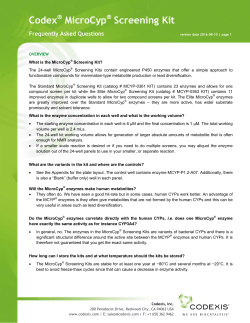 Codex MicroCyp Screening Kit