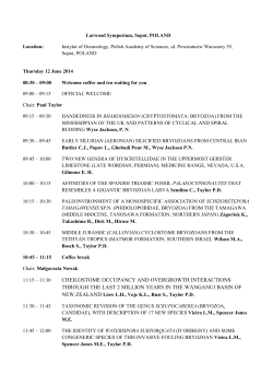 program - Institute of Oceanology