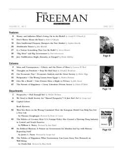 Issue  - Foundation for Economic Education