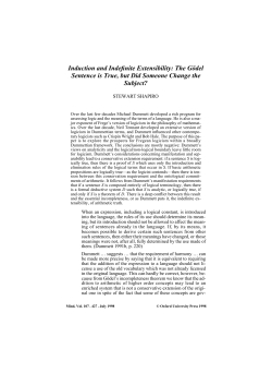 Induction and Indefinite Extensibility: The Gödel Sentence is True