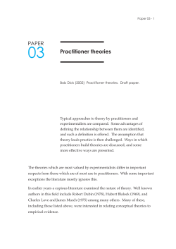 Paper 03 - Action research and action learning for community